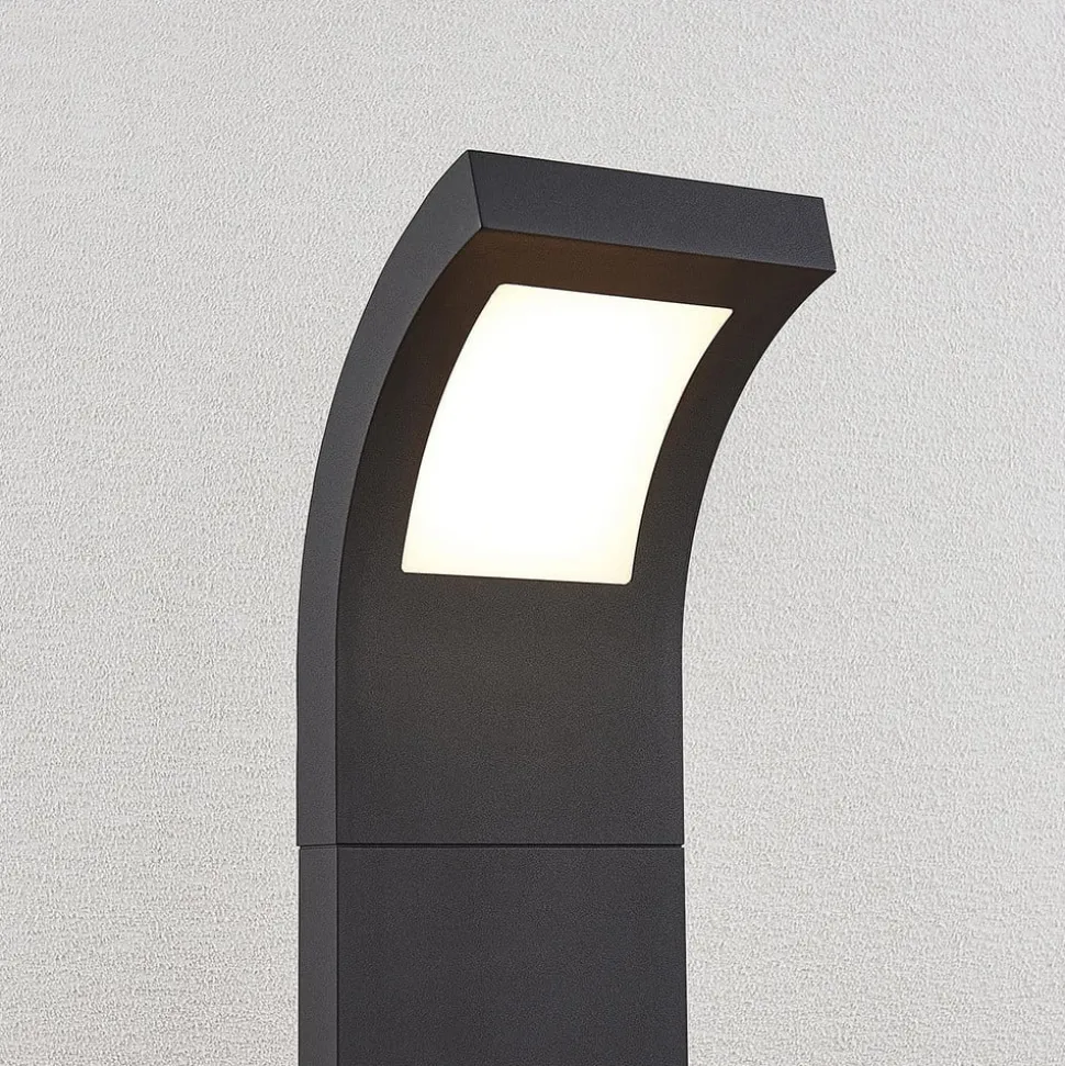 Arcchio LED tuinpadverlichting, 100 cm, antraciet, metaal, IP65