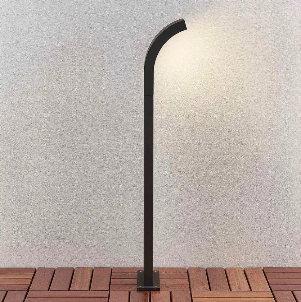 Arcchio LED tuinpadverlichting, 100 cm, antraciet, metaal, IP65