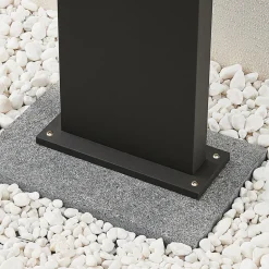 Arcchio LED tuinpadverlichting, 100 cm, antraciet, metaal, IP65