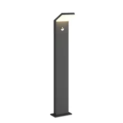 Arcchio LED tuinpadverlichting Yolena, sensor, 100cm, antraciet