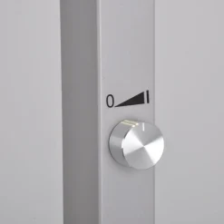 Arcchio LED vloerlamp Logan Neo, zilver, 8.000 lm, dimbaar