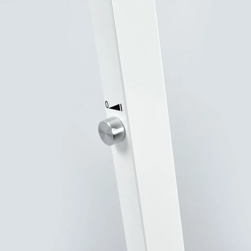 Arcchio LED vloerlamp Logan Basic, wit, 6.000 lm, dimbaar