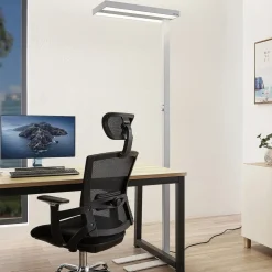 Arcchio LED vloerlamp Logan Pro, wit, sensor, dimbaar