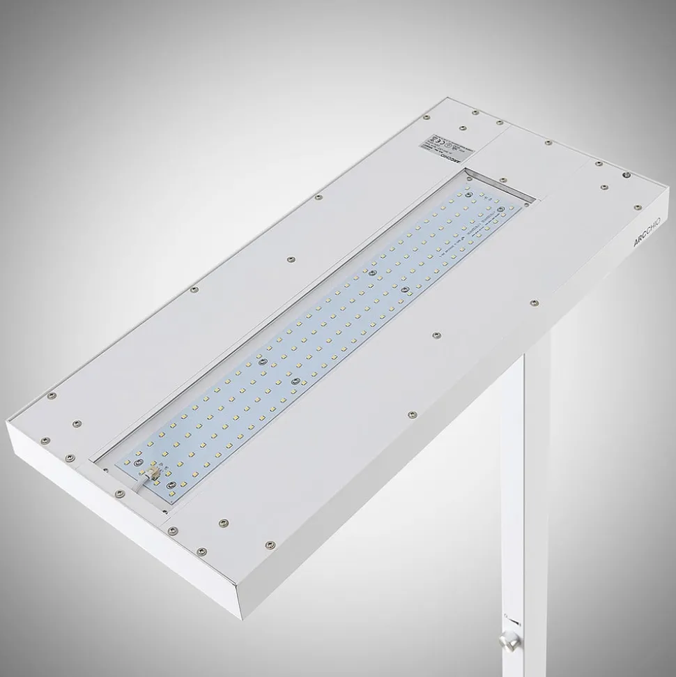 Arcchio LED vloerlamp Logan Pro, wit, sensor, dimbaar
