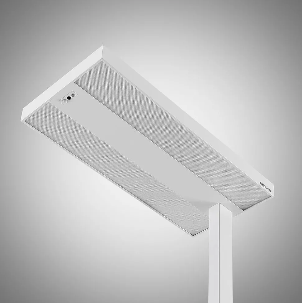 Arcchio LED vloerlamp Logan Pro, wit, sensor, dimbaar