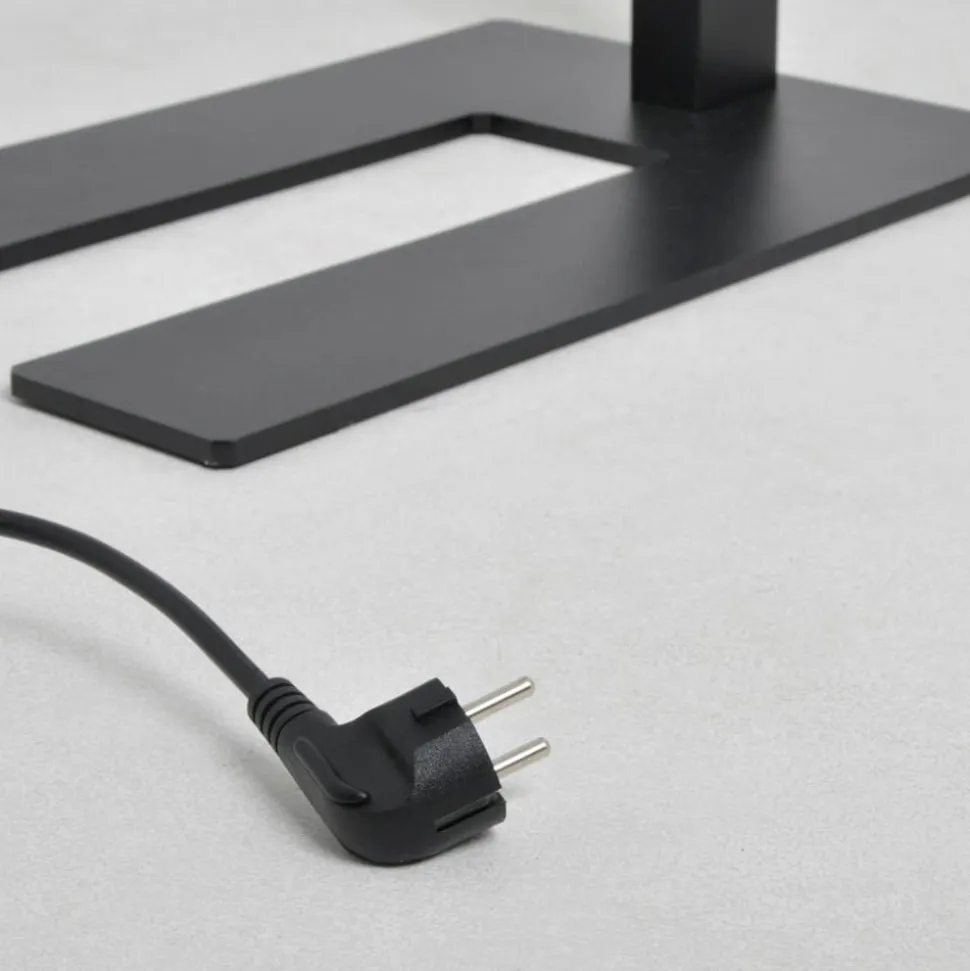 Arcchio LED vloerlamp Logan Basic, zwart, 6000 lm, dimbaar