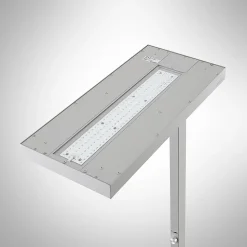 Arcchio LED vloerlamp Logan Pro, zilver, sensor, dimbaar
