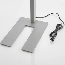 Arcchio LED vloerlamp Logan Pro, zilver, sensor, dimbaar