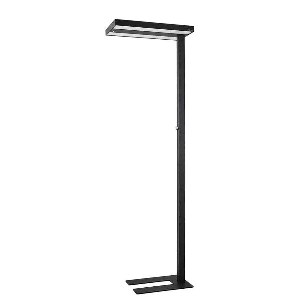 Arcchio LED vloerlamp Logan Pro, zwart, sensor, dimbaar
