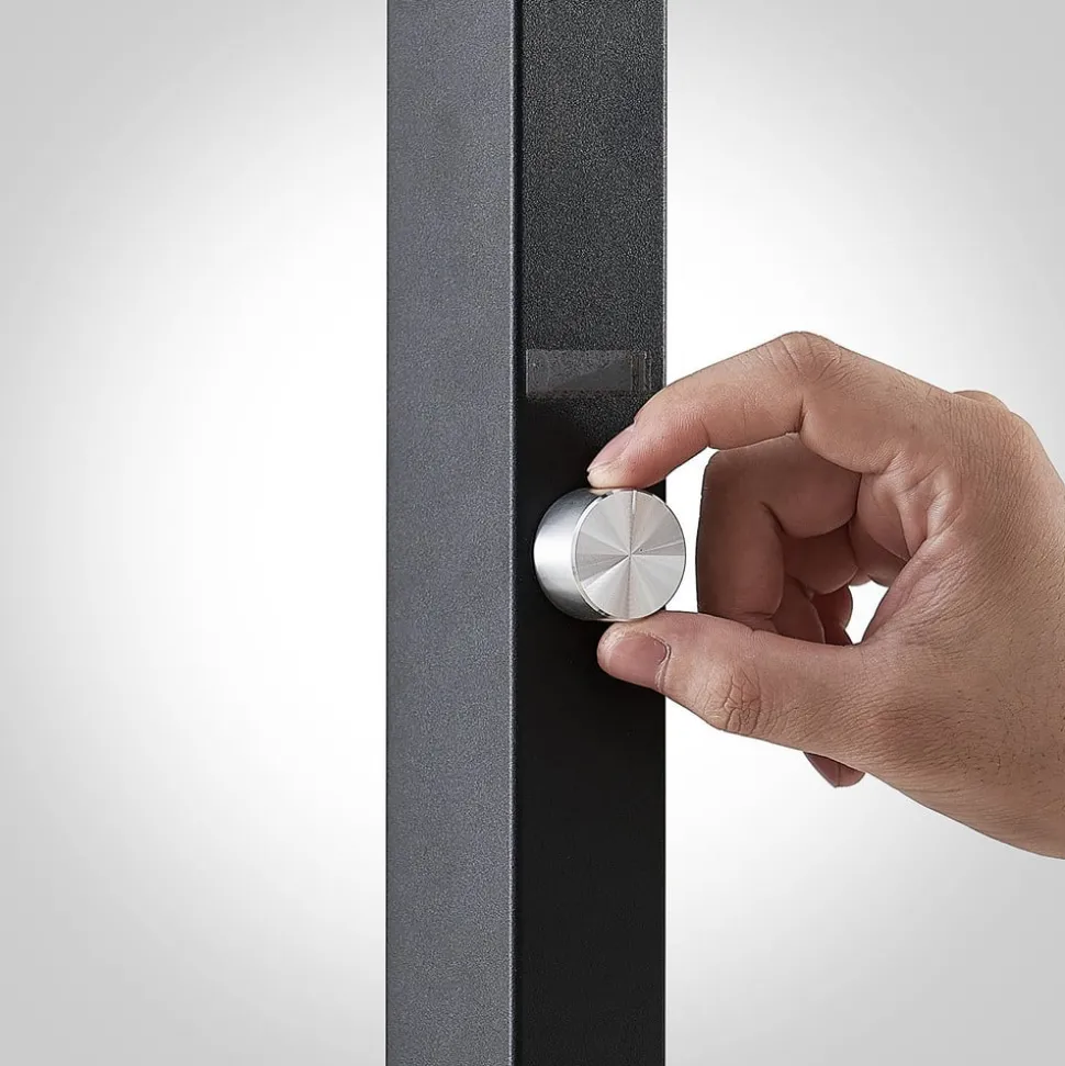 Arcchio LED vloerlamp Logan Pro, zwart, sensor, dimbaar