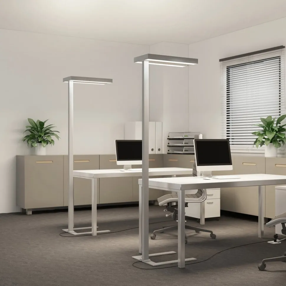 Arcchio LED vloerlamp Logan Ultra, 4.000K, sensor, dimbaar