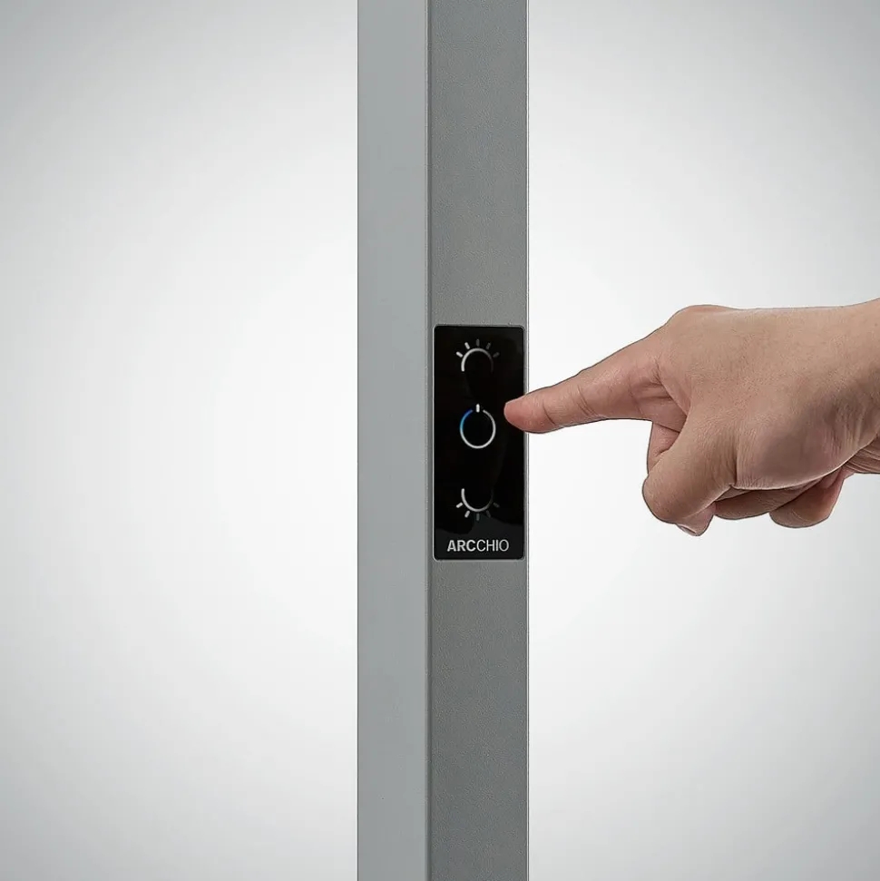 Arcchio LED vloerlamp Logan Ultra, 4.000K, sensor, dimbaar