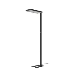 Arcchio LED vloerlamp Timon, 54W, zwart, hoogte 195 cm