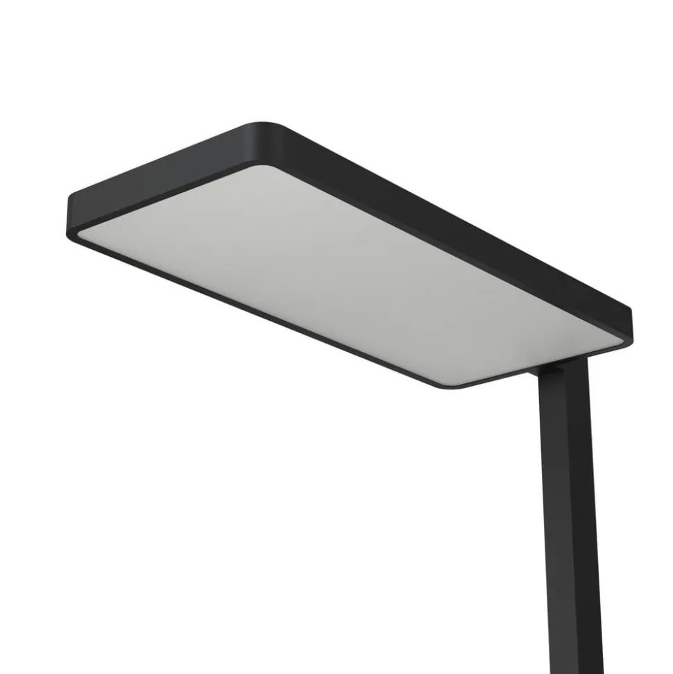 Arcchio LED vloerlamp Timon, 54W, zwart, hoogte 195 cm