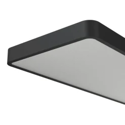 Arcchio LED vloerlamp Timon, 54W, zwart, hoogte 195 cm