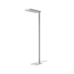 Arcchio LED vloerlamp Timon, 54W, zilver, hoogte 195 cm