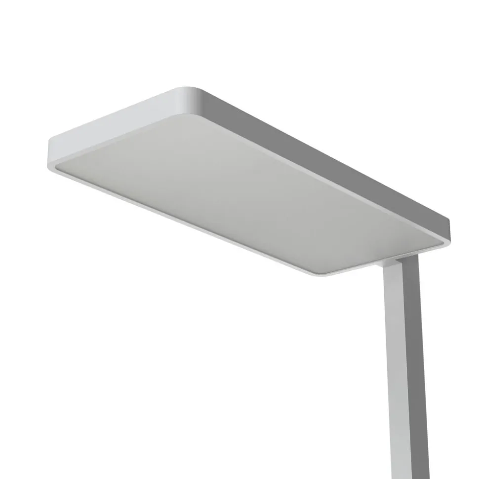 Arcchio LED vloerlamp Timon, 54W, zilver, hoogte 195 cm