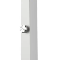 Arcchio LED vloerlamp Timon, 54W, zilver, hoogte 195 cm