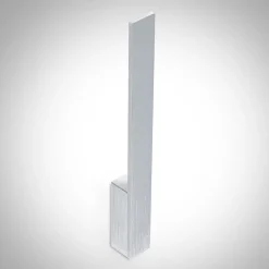 Arcchio LED wandlamp Ivano, hoogte 43 cm, geborsteld aluminium