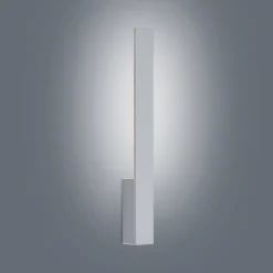 Arcchio LED wandlamp Ivano, hoogte 43 cm, geborsteld aluminium