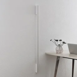 Arcchio LED wandlamp Ivano, 130 cm, wit, aluminium