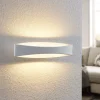 Arcchio LED wandlamp Jelle, 44 cm, wit, metaal, omhoog/omlaag