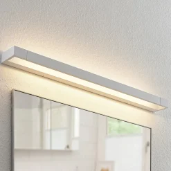 Arcchio LED wandlamp Jora, 90 cm, wit, zwenkbaar, IP44