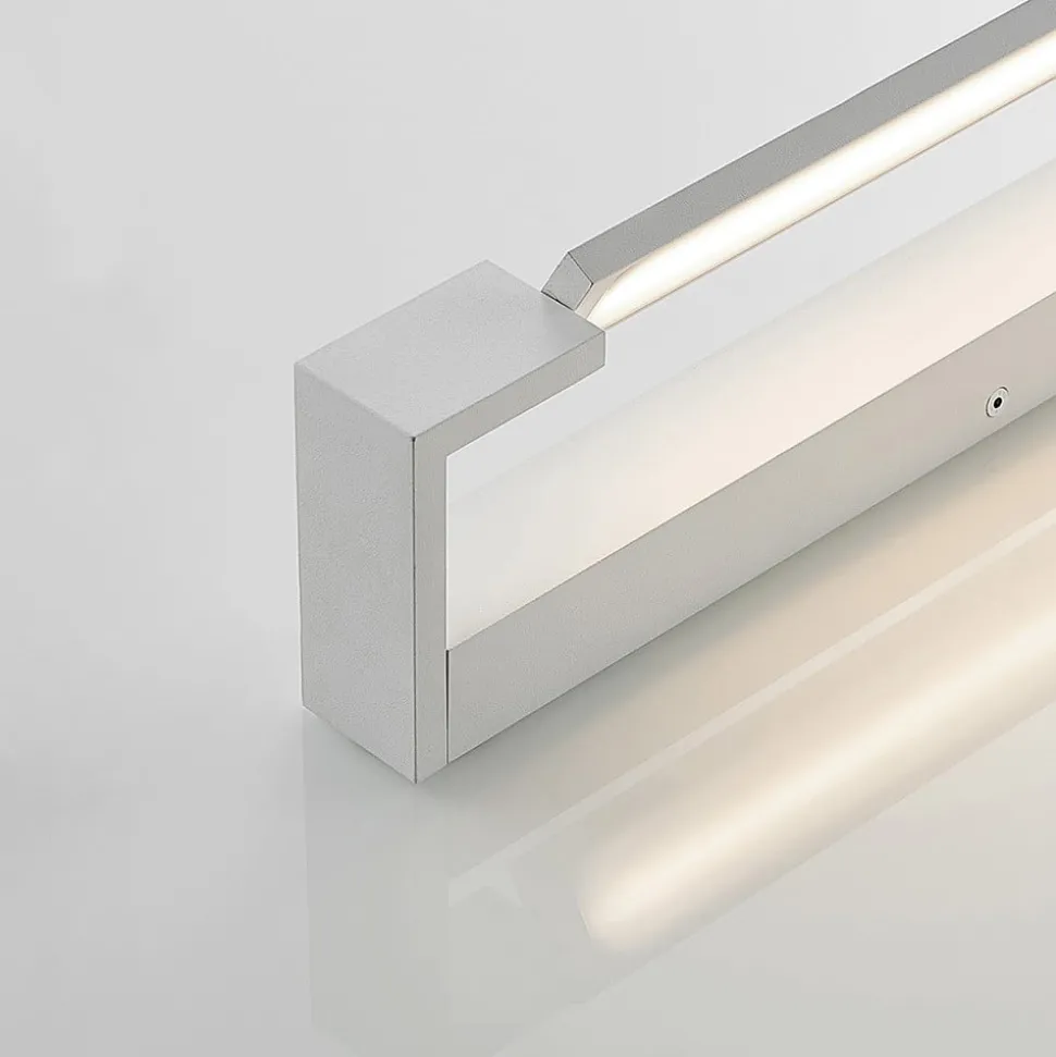 Arcchio LED wandlamp Jora, 90 cm, wit, zwenkbaar, IP44