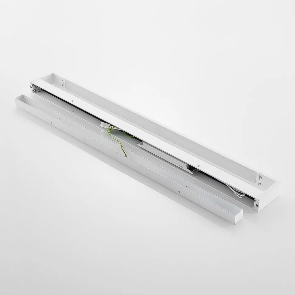 Arcchio LED wandlamp Jora, 90 cm, wit, zwenkbaar, IP44