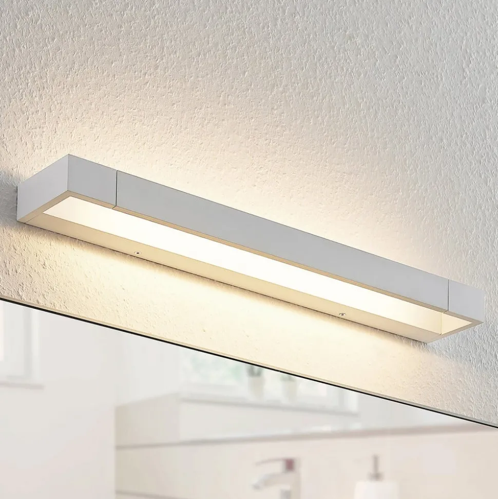 Arcchio LED wandlamp Jora, 60 cm, wit, zwenkbaar, IP44
