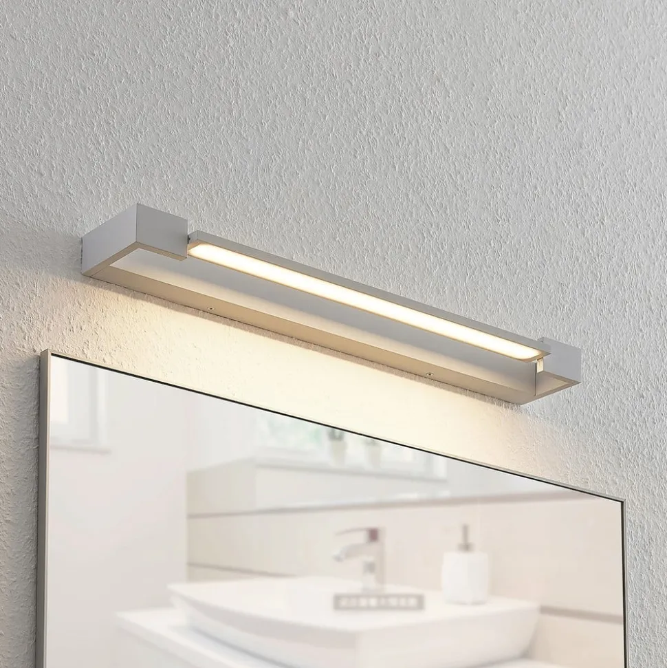 Arcchio LED wandlamp Jora, 60 cm, wit, zwenkbaar, IP44