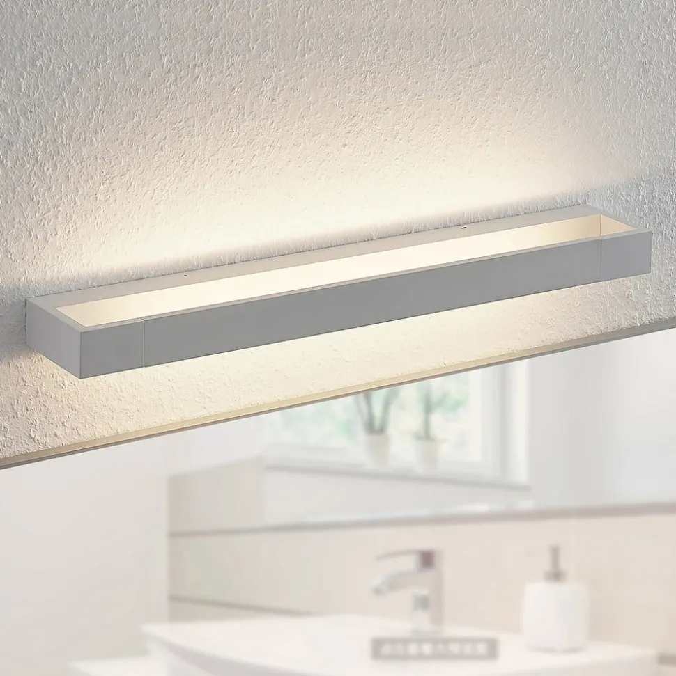 Arcchio LED wandlamp Jora, 60 cm, wit, zwenkbaar, IP44