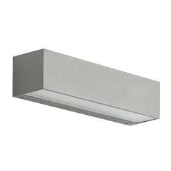 Arcchio LED wandlamp Lengo, 25 cm, grijs, 2-lamps, CCT