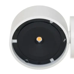 Arcchio LED wandlamp Rotari, lens, omhoog/omlaag, wit, metaal