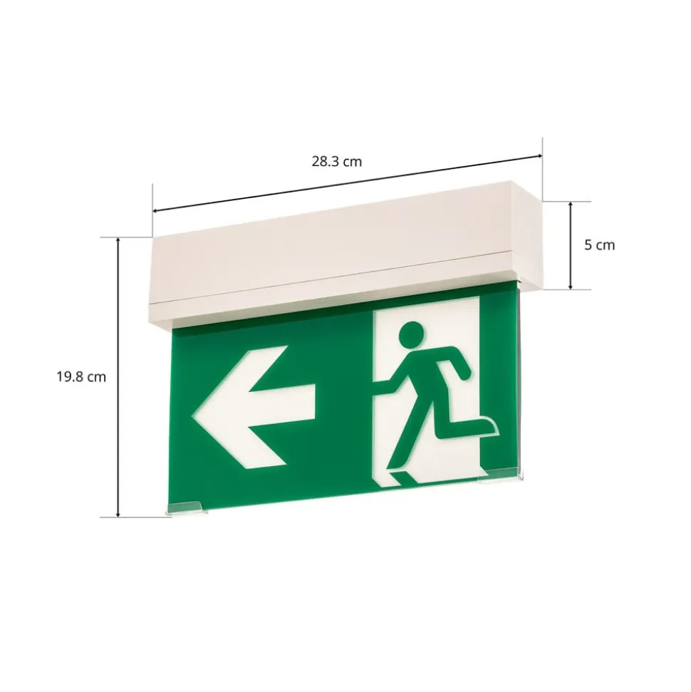 Arcchio LED-noodverlichting Nevian, oplaadbare batterij, plexiglas, 19,8