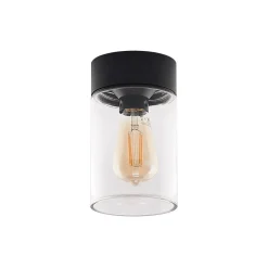 Arcchio Liljana buiten plafondlamp, IP65, zwart