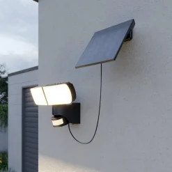 Arcchio Lissano LED wandspot zonne-energie sensor