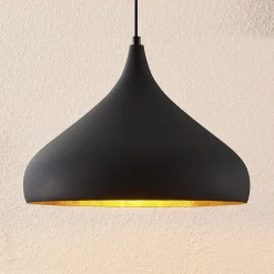 Arcchio Lunus hanglamp met gouden inlay