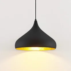 Arcchio Lunus hanglamp met gouden inlay