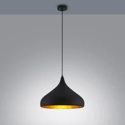 Arcchio Lunus hanglamp met gouden inlay