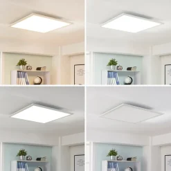 Arcchio Lysander LED paneel, CCT, 62 cm, wit