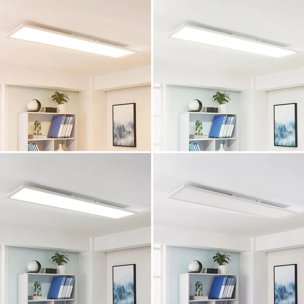 Arcchio Lysander LED paneel, CCT, 119cm 55W, wit