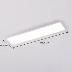 Arcchio Lysander LED paneel, CCT, 119cm 55W, wit