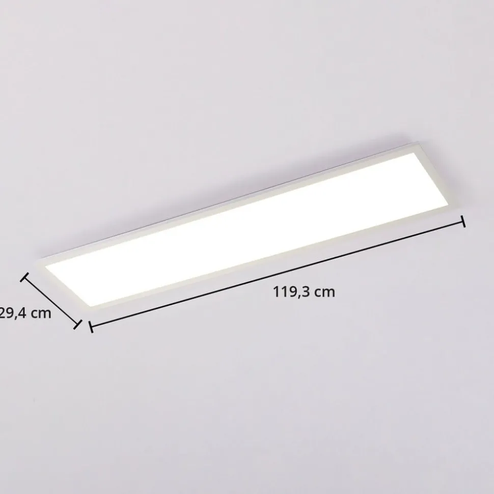 Arcchio Lysander LED paneel, CCT, 119cm 55W, wit