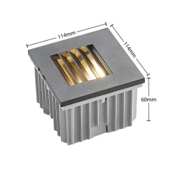 Arcchio Makio wand inbouwlamp, zwart, G9, IP65