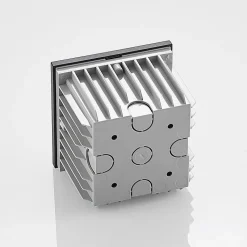 Arcchio Makio wand inbouwlamp, zwart, G9, IP65