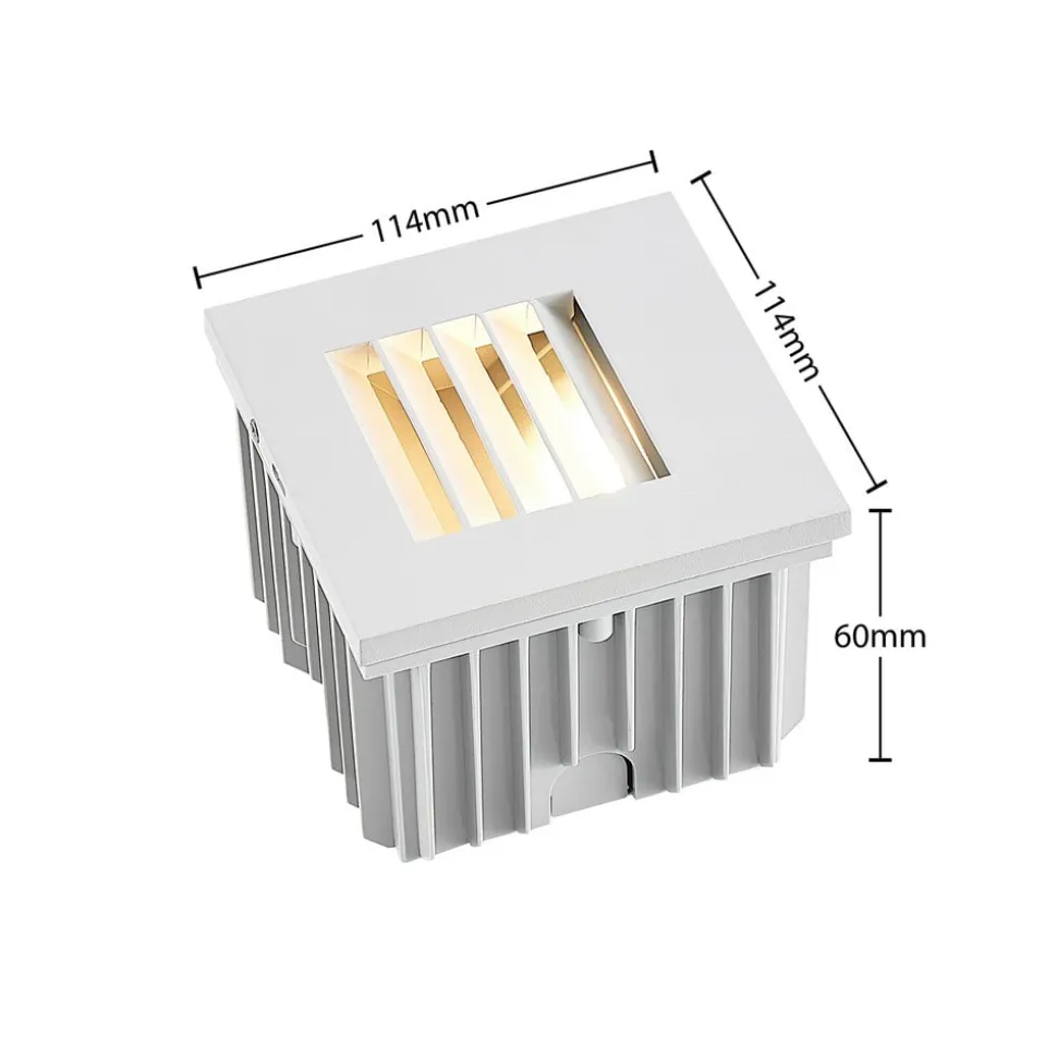 Arcchio Makio wand inbouwlamp, wit, G9, IP65