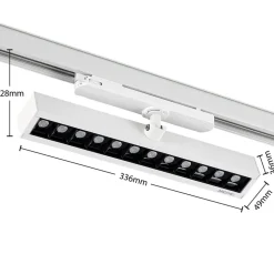 Arcchio Millay LED railspot wit 4000K