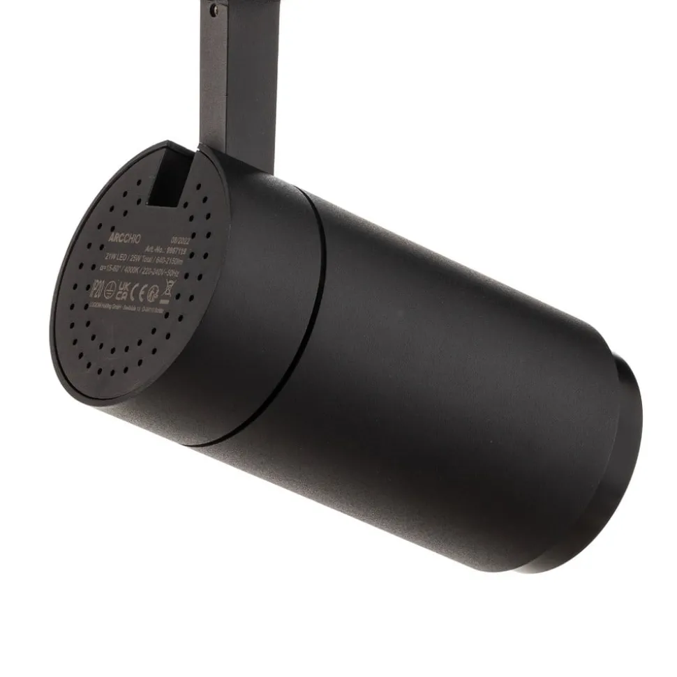 Arcchio Nanna LED rail spot zwart 4000K 21W