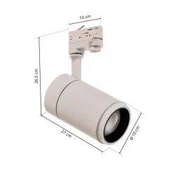 Arcchio Nanna LED railspot wit 4000K 27W